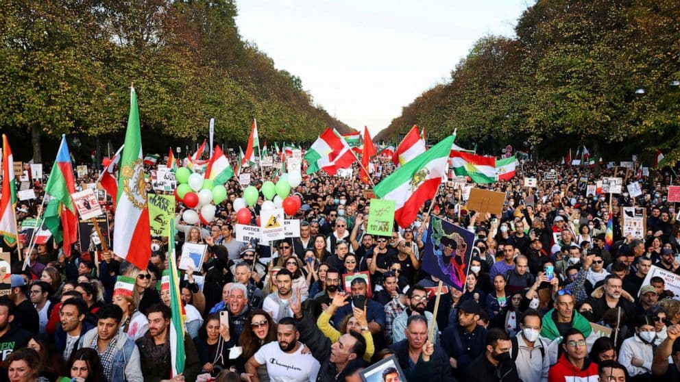 International solidarity protest