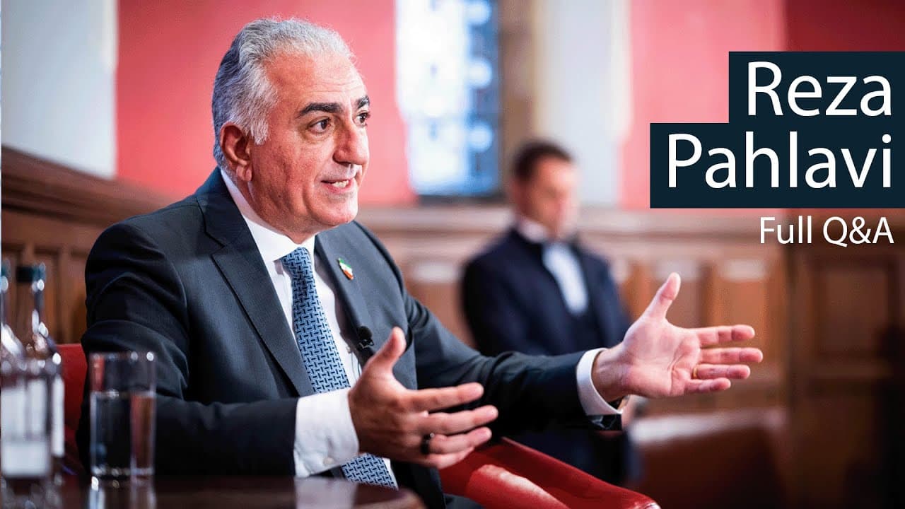 Q&A with Crown Prince Reza Pahlavi | Oxford Union